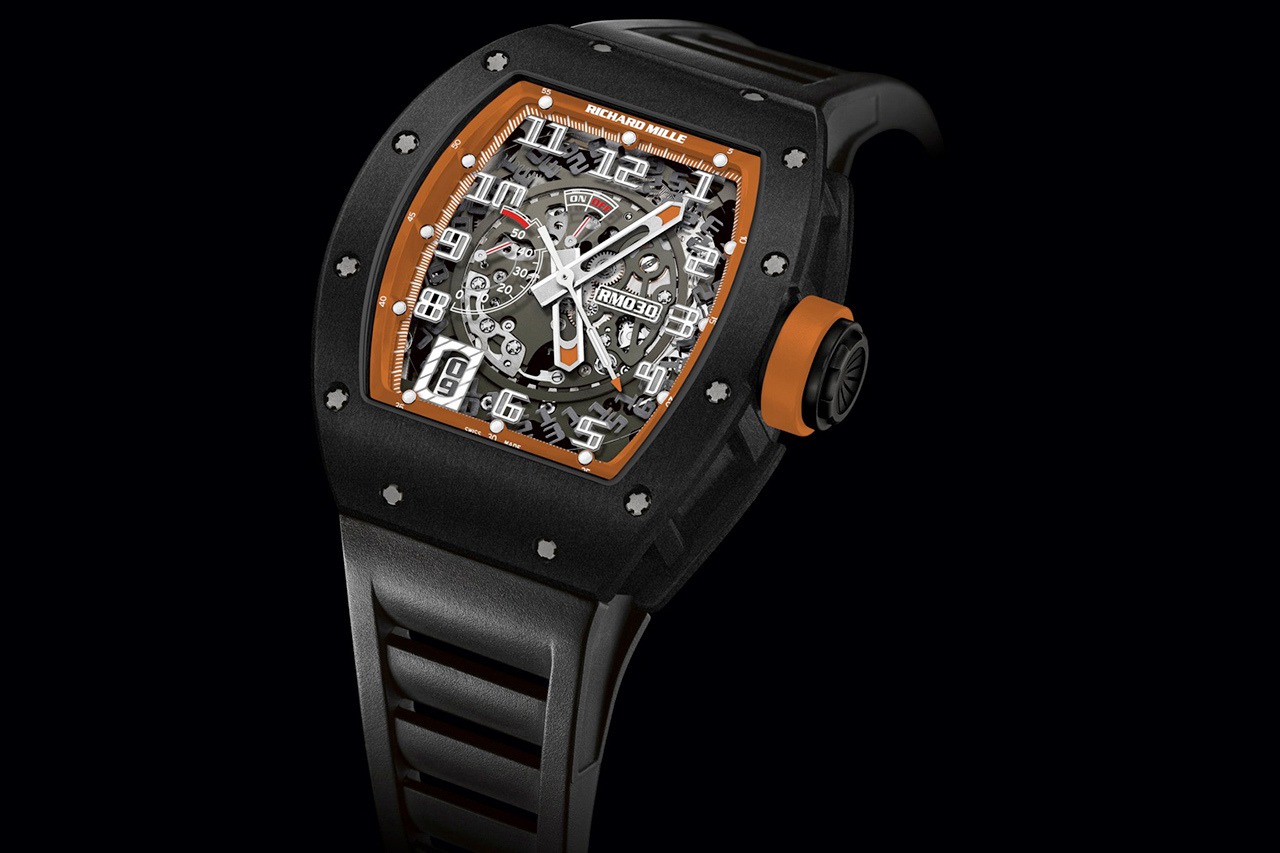 Replica Richard Mille RM 030 Watch RM 030 Americas Black DLC Titanium